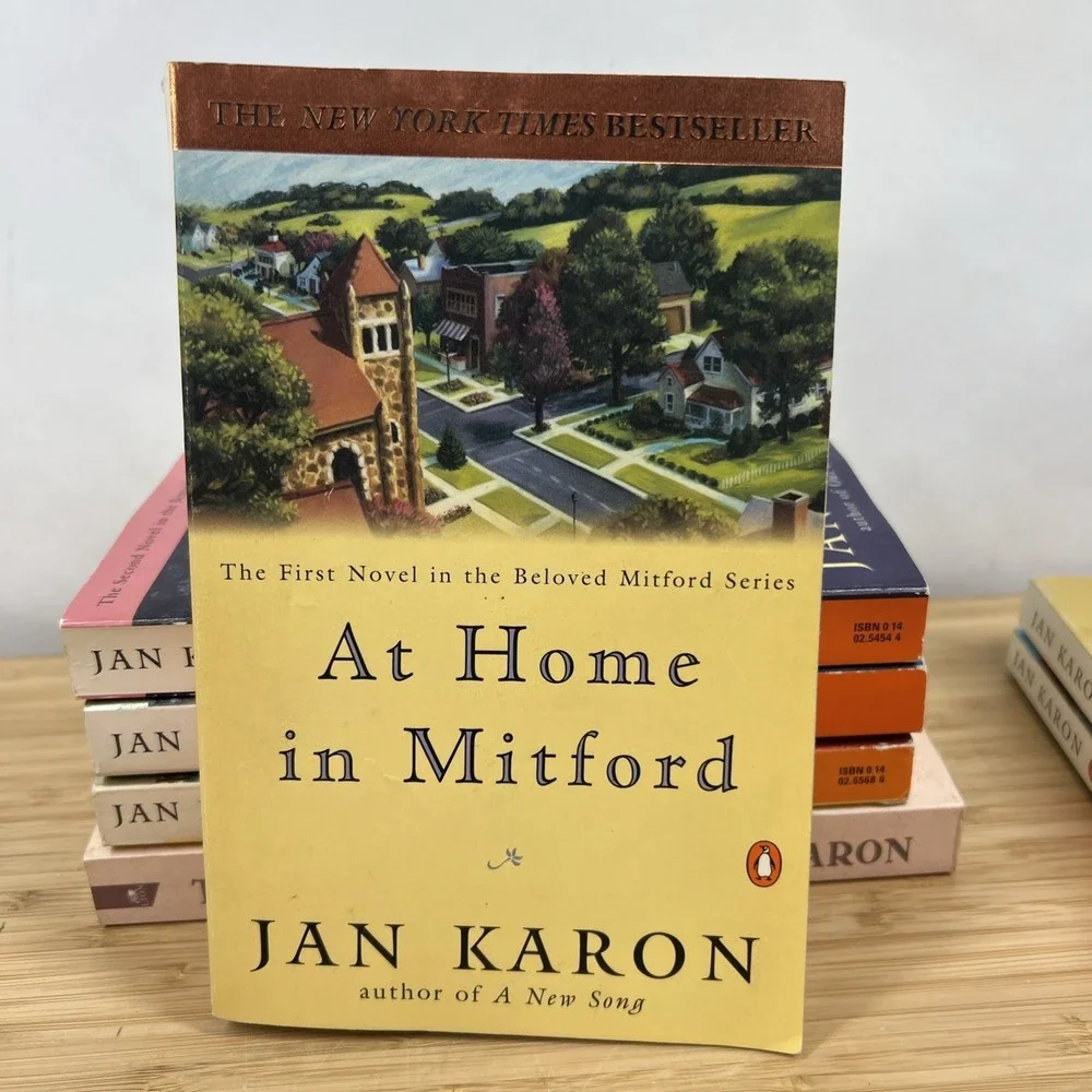 Jan Karon Mitford Series 7 Book Lot At Home Light Window Canaan Common Life